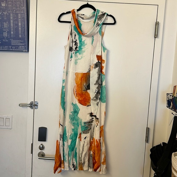 Silk Christian Siriano Dress - Picture 3 of 8